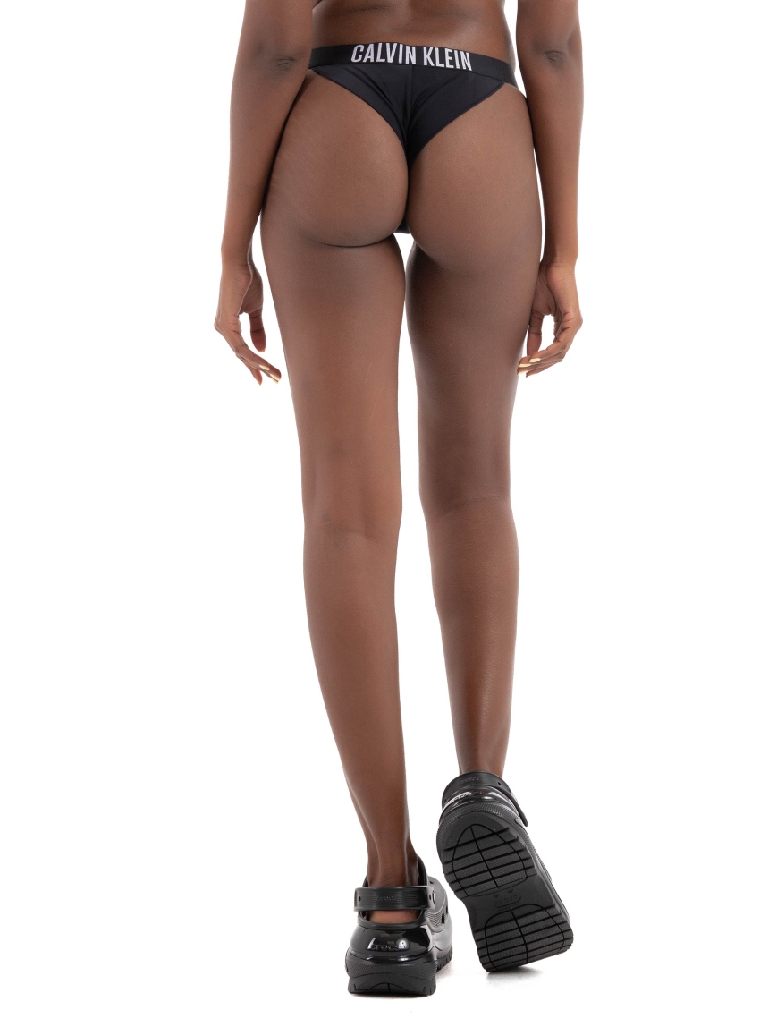 Calvin Klein Brazilian Bikini Bottoms - Black