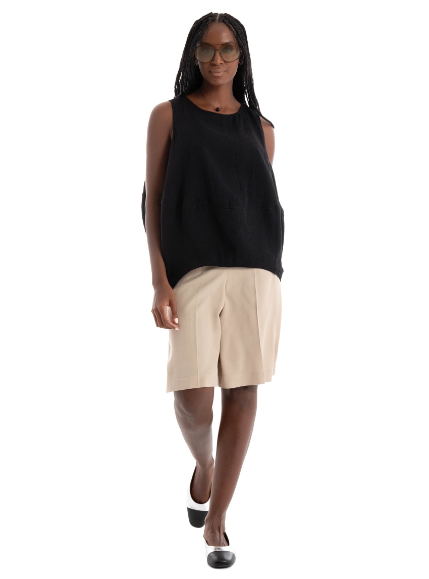 Black & Black  Bermuda - Beige