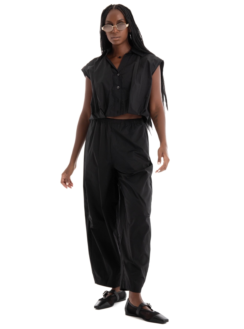 Black & Black  Shirt - Black