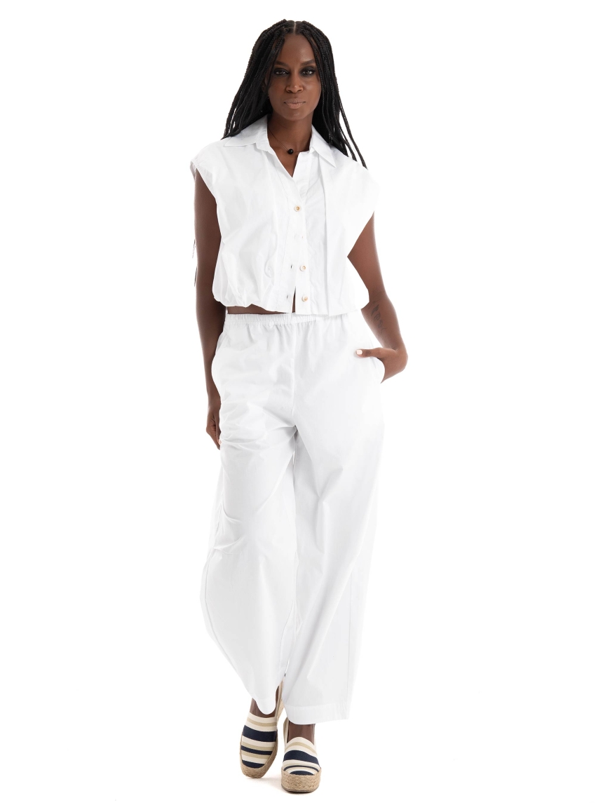 Black & Black  Shirt - White