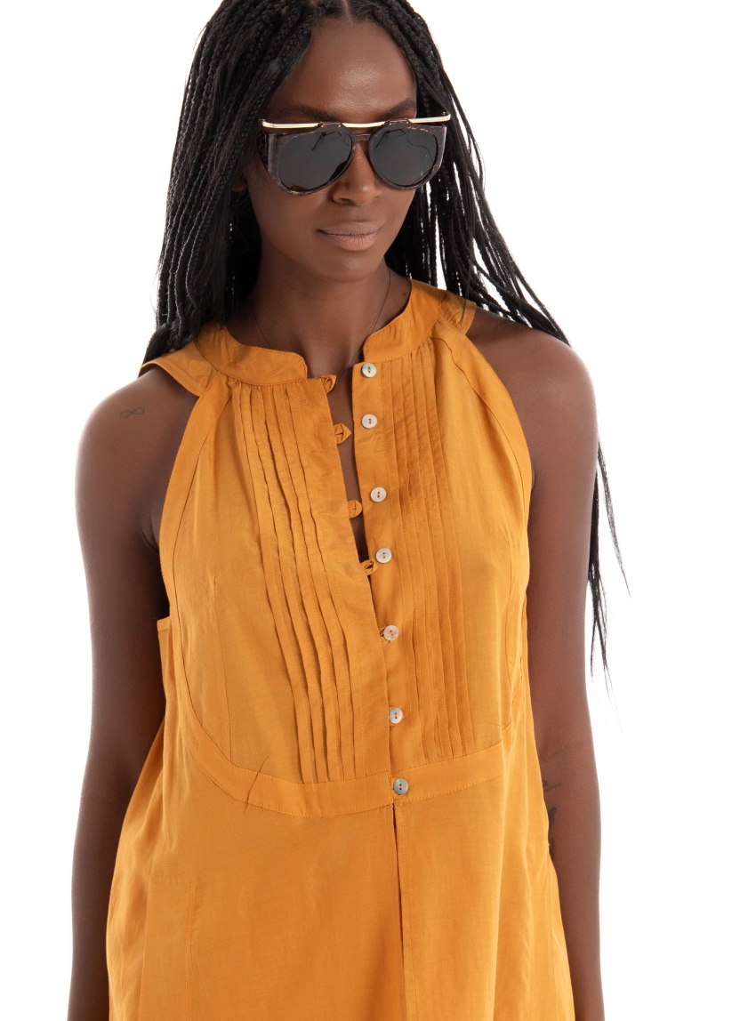 Black & Black  Shirt - Orange