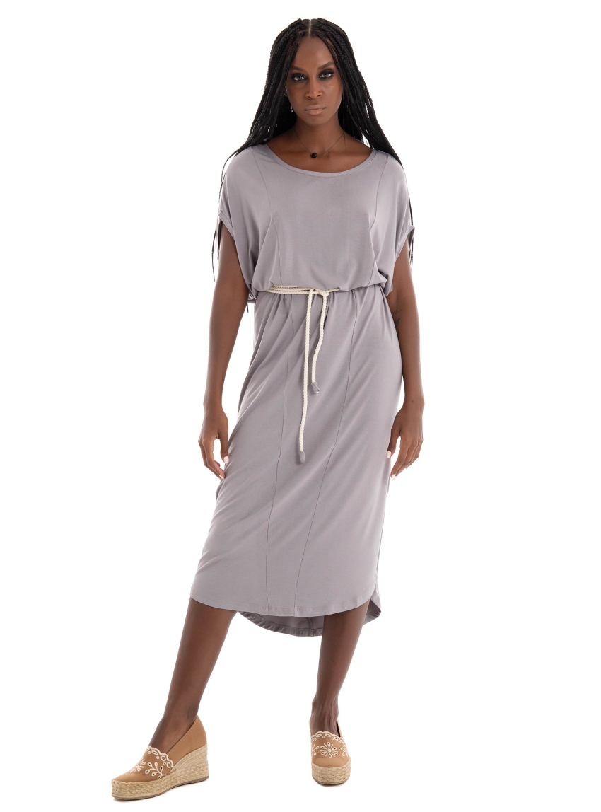 Ioanna Kourbela 'Flexible Mind' Maxi Dress - Grey