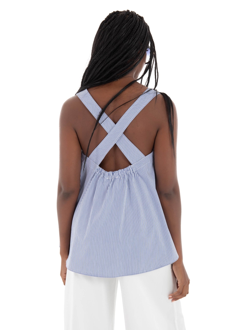 Ioanna Kourbela 'Hydra Times' Top - Blue