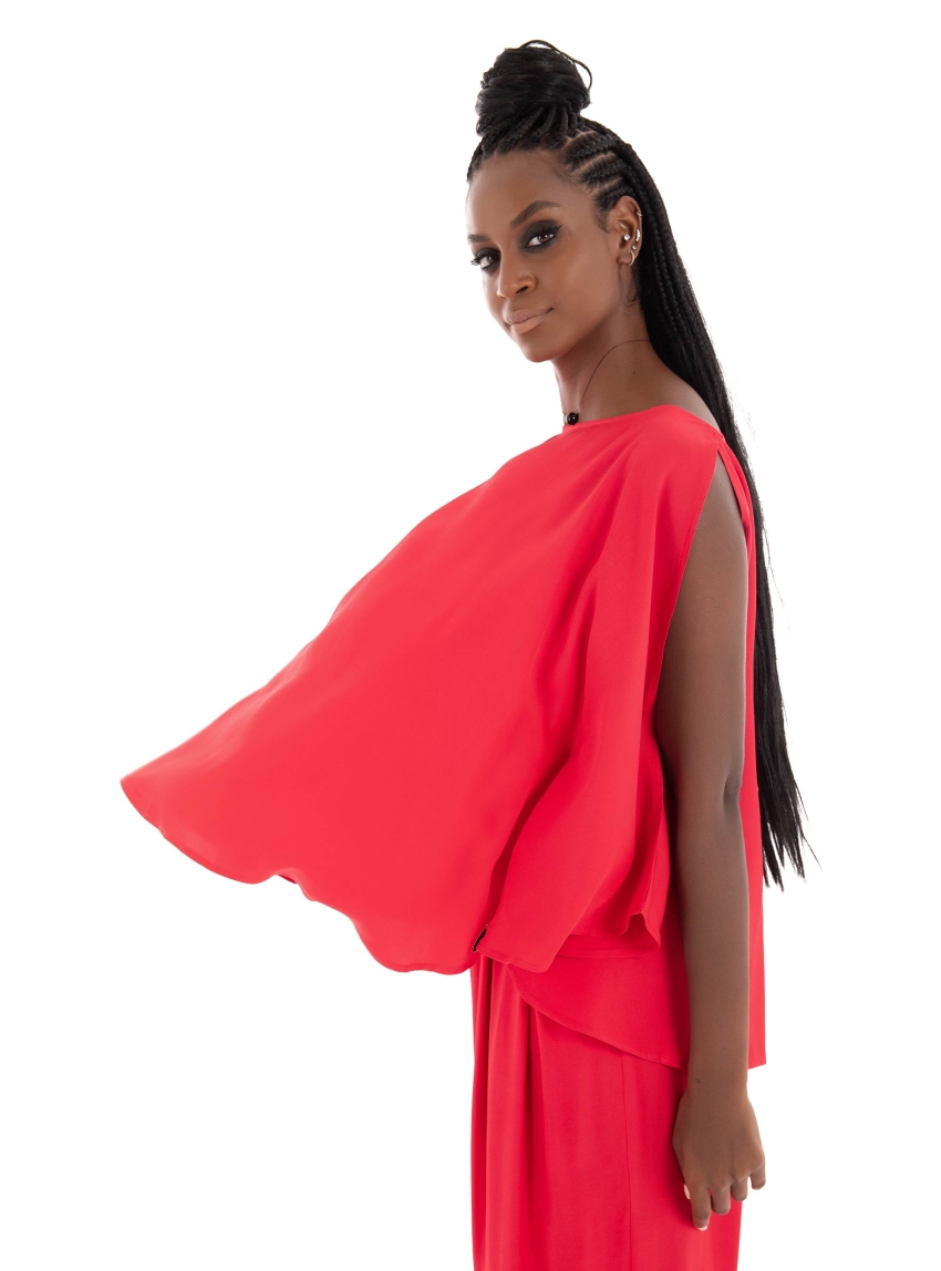 Ioanna Kourbela 'Enlightenment' Top - Hot Pink