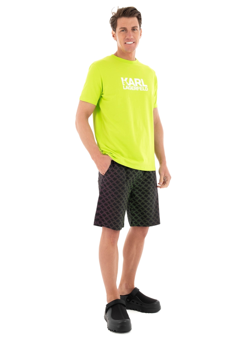 Karl Lagerfeld Crewneck T-Shirt - Green