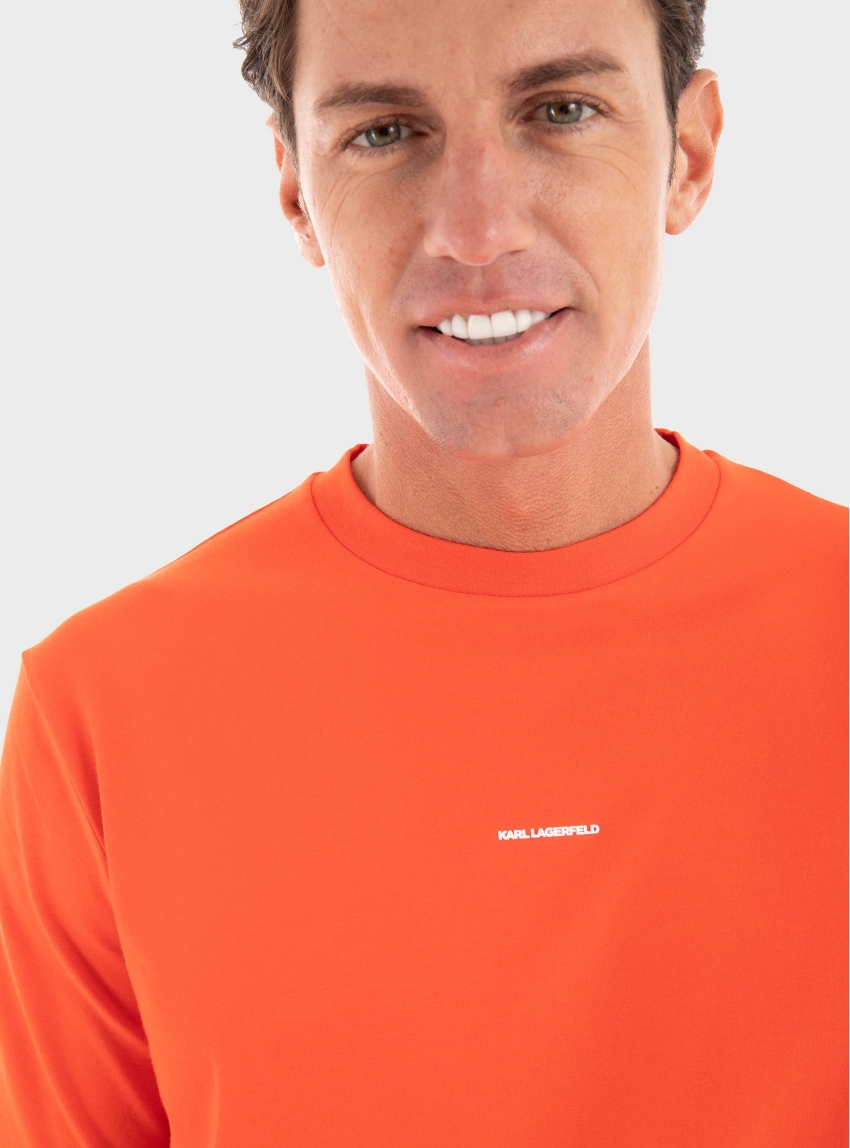 Karl Lagerfeld Crewneck T-Shirt - Red