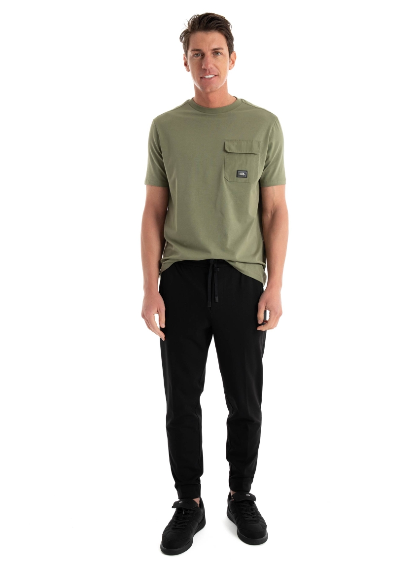 BOSS Tapered Fit Trousers T_Flex-J - Black
