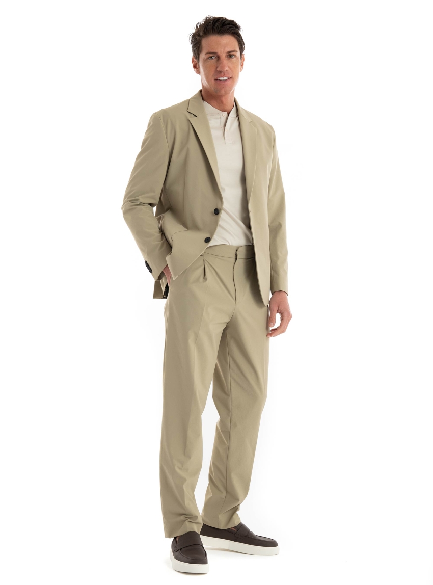 HUGO Slim Fit Suit Hu-Go251X - Beige