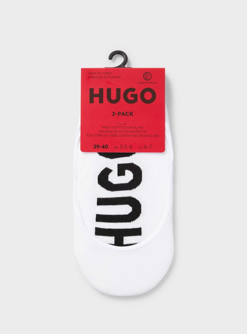 HUGO Two-Pack Socks 2P INVISIBLE W - White