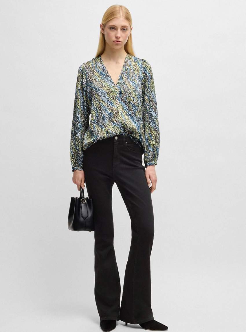 BOSS Bootcut Stretch Jeans C_ROSA HR SHP - Black