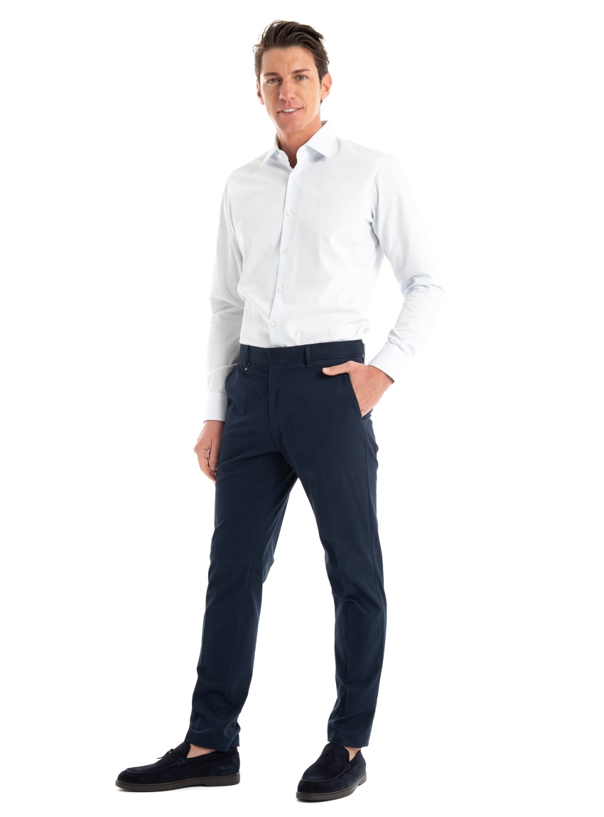 BOSS Regular Fit Micro Patterned Shirt H-JOE-kent-C1-214 - White