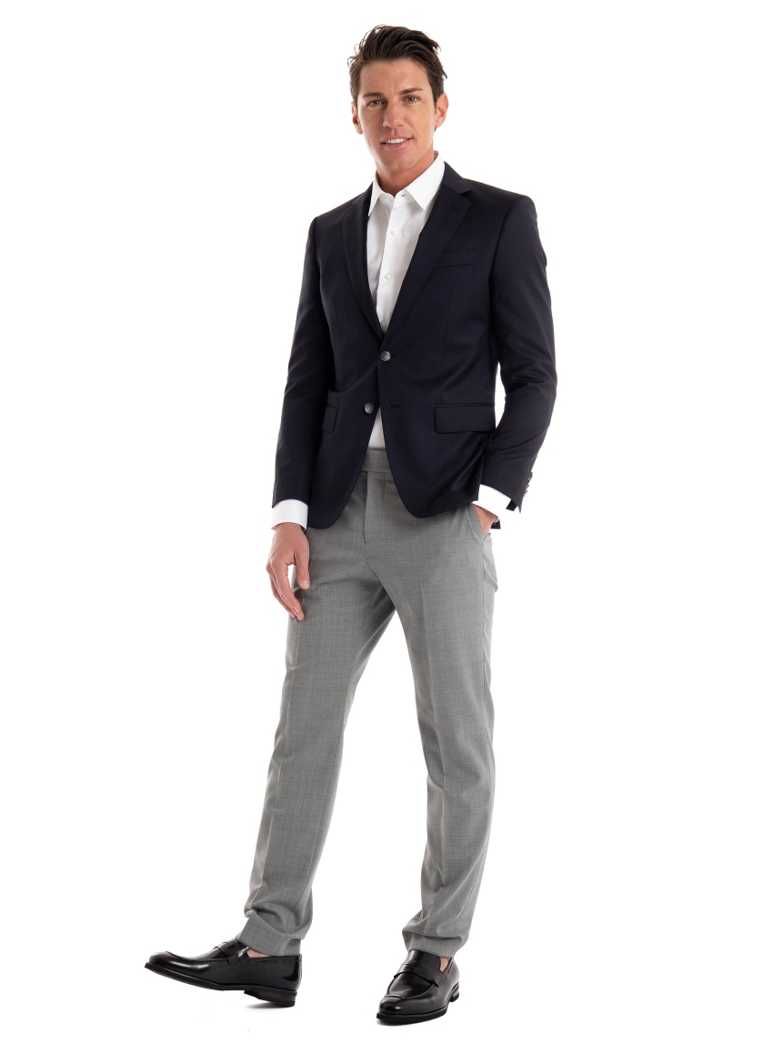 BOSS Slim Fit Trousers H-Genius-DTL-WG-251 - Grey