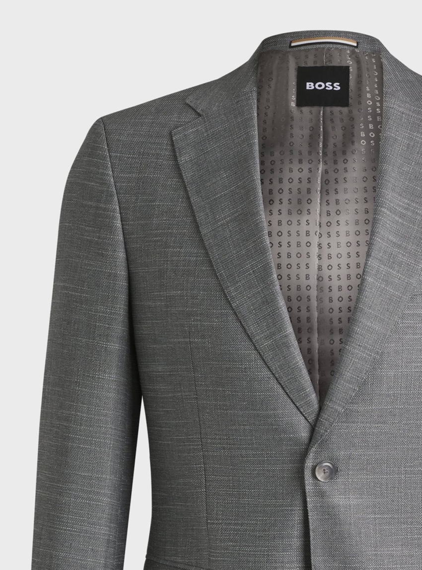 BOSS Slim Fit Blazer H-Hutson-251 - Grey