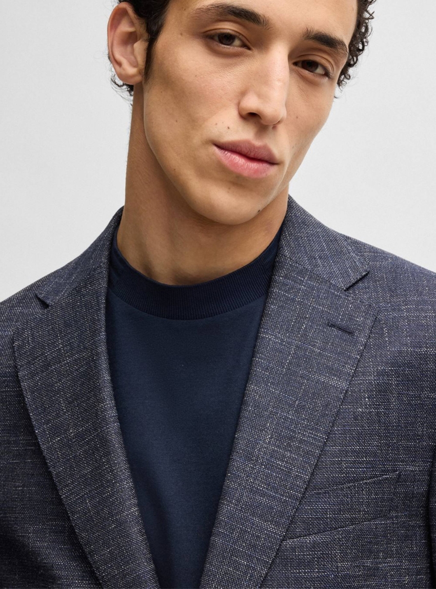 BOSS Slim Fit Blazer H-Hutson-251 - Dark Blue