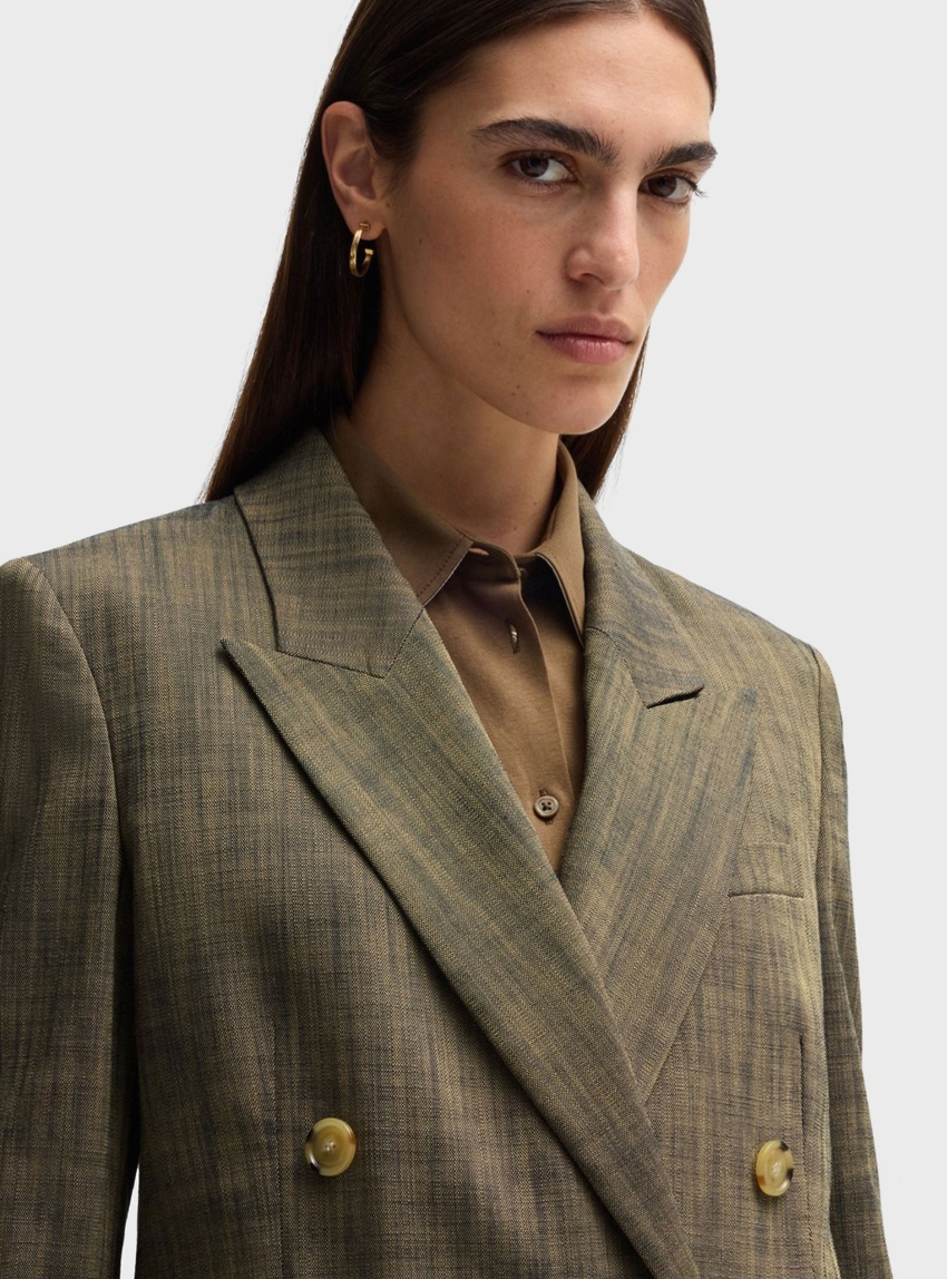 BOSS Regular Fit Double Breasted Blazer Jaleto4 - Light Brown