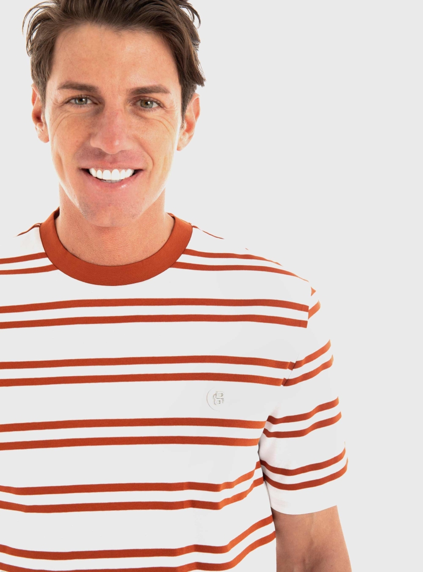 BOSS Bouble B Regular-Fit T-Shirt C-Taut 01 - Orange Red