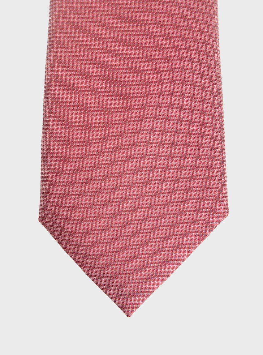 BOSS Micro-Pattern Jacquard Tie H-TIE 7,5 CM-222 - Pink
