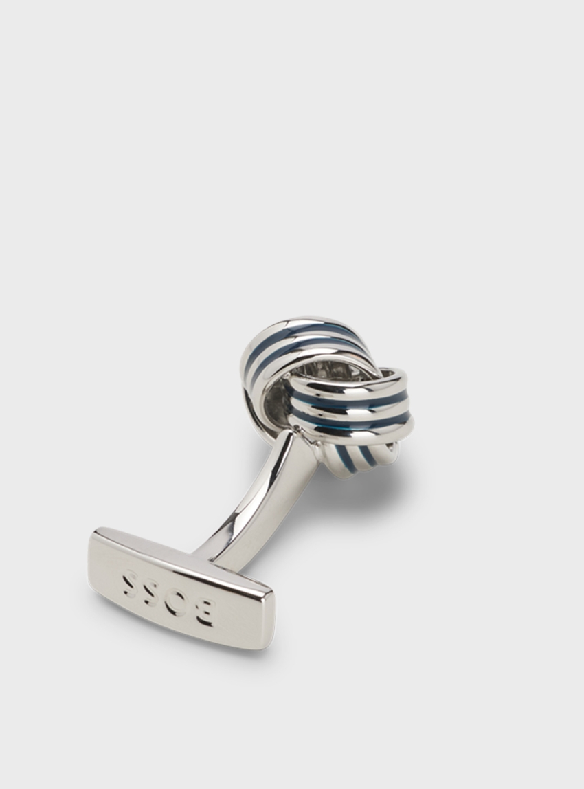 BOSS Cufflinks B-KNOT-CUF - Blue