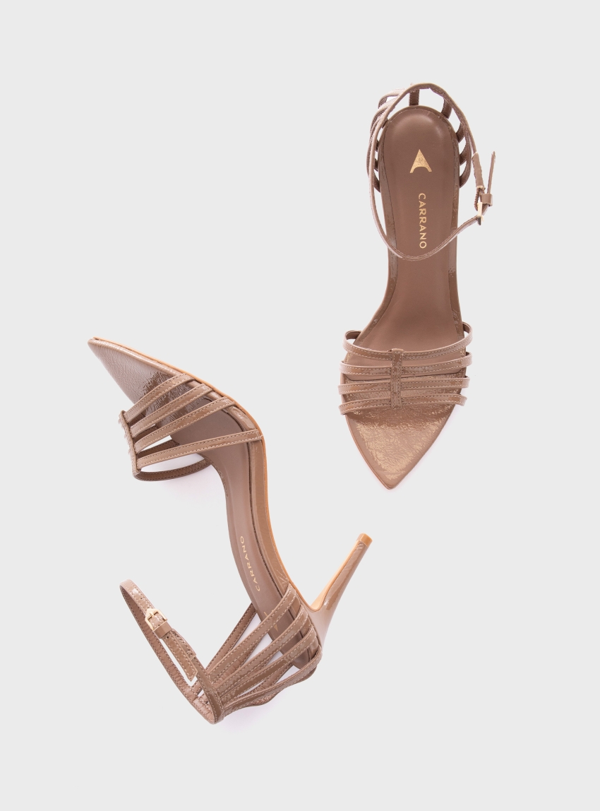 Carrano Heel Sandals - Light Brown