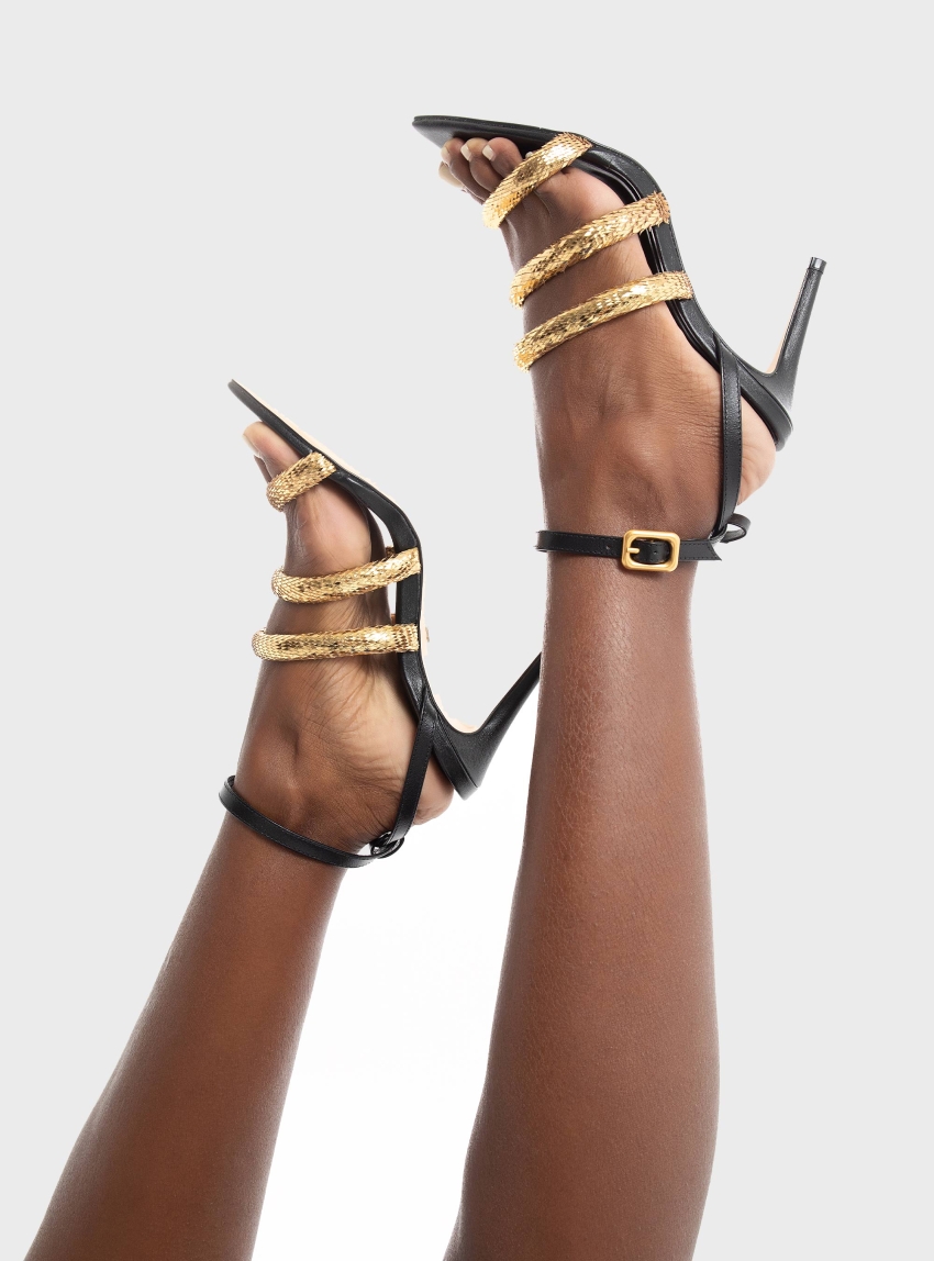 Carrano Heel Sandals - Black