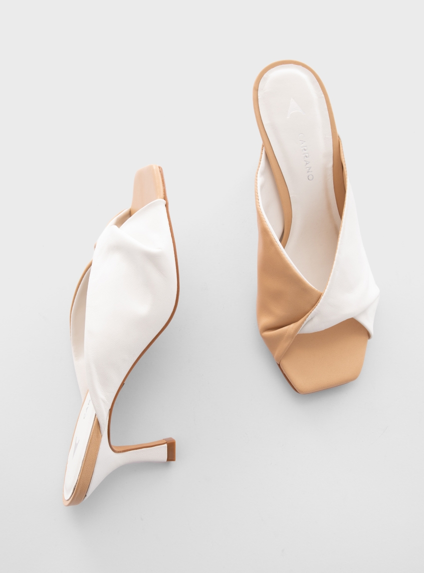Carrano Heel Sandals - Light Beige