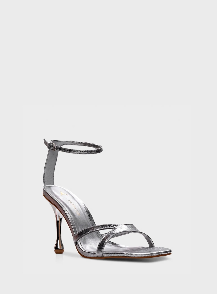 Carrano Heel Sandals - Silver