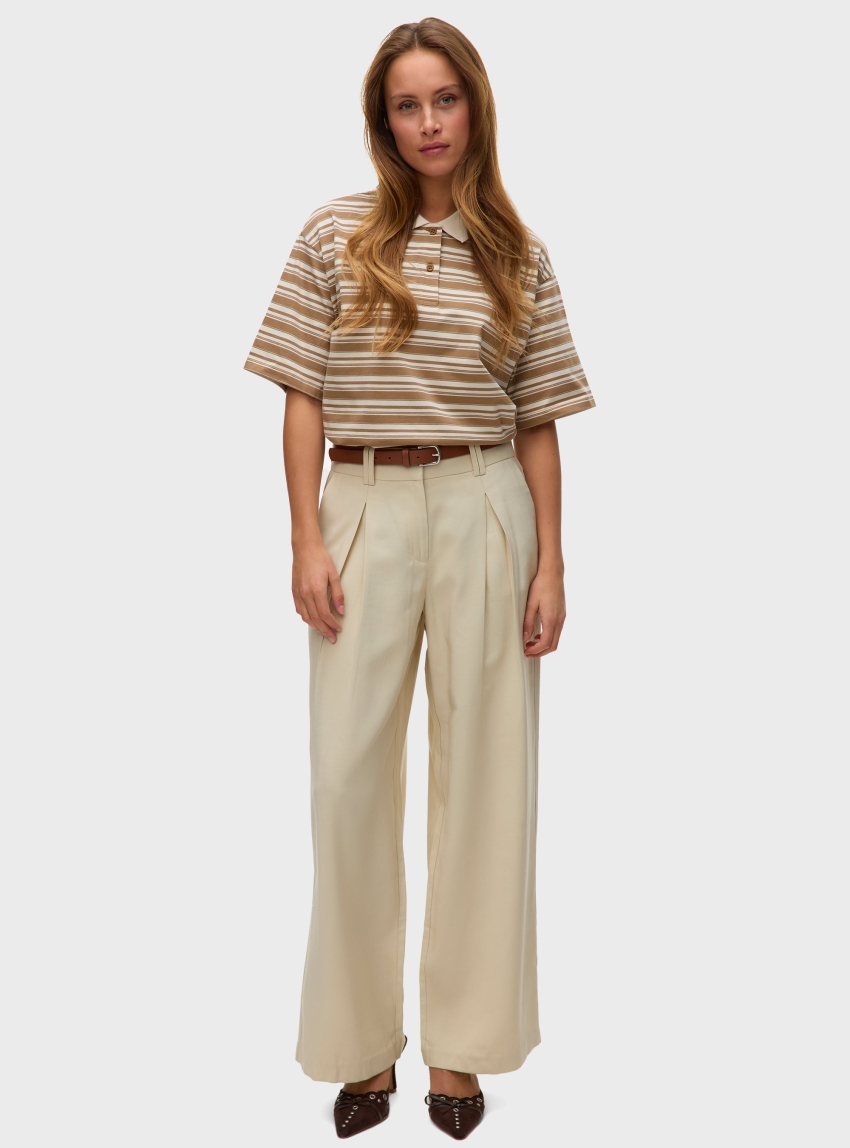 Vero Moda Pure High Waist Pants - Beige