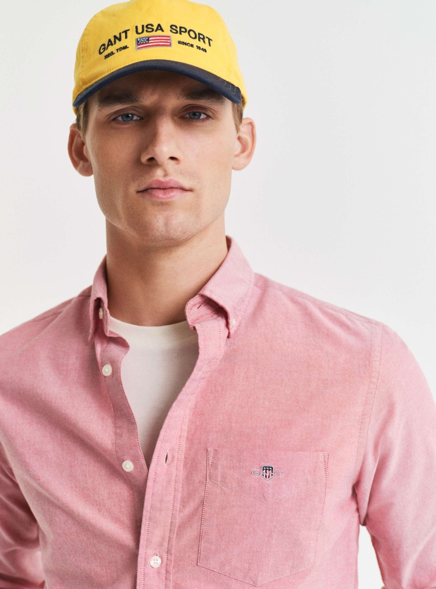 Gant Regular Fit Classic Oxford Shirt - Red