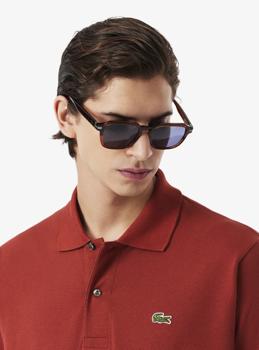 Lacoste Classic Fit Original L.12.12 Polo Shirt - Brick Brown