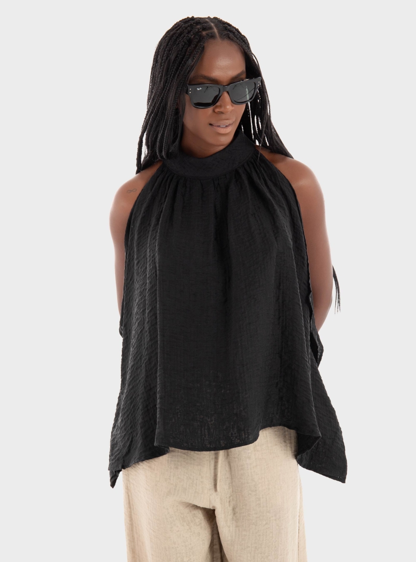 Black & Black  Top - Black