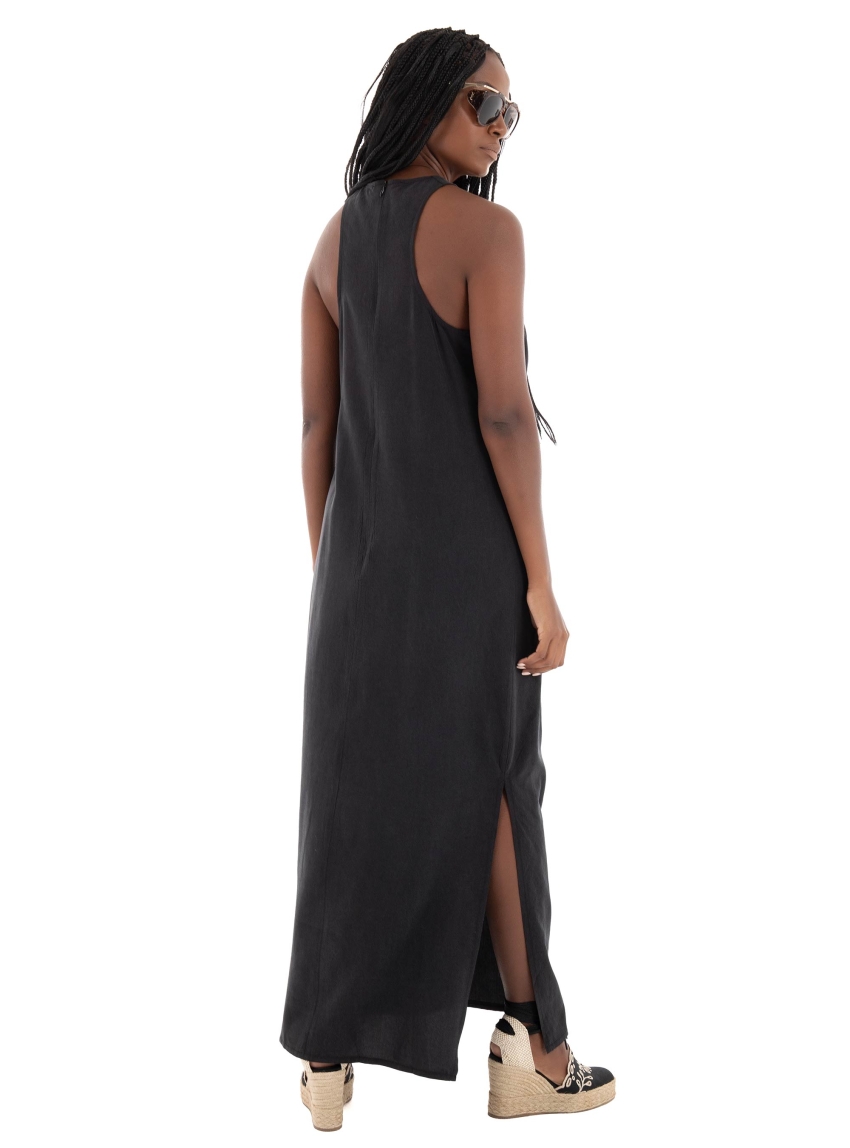 Black & Black  Dress - Black