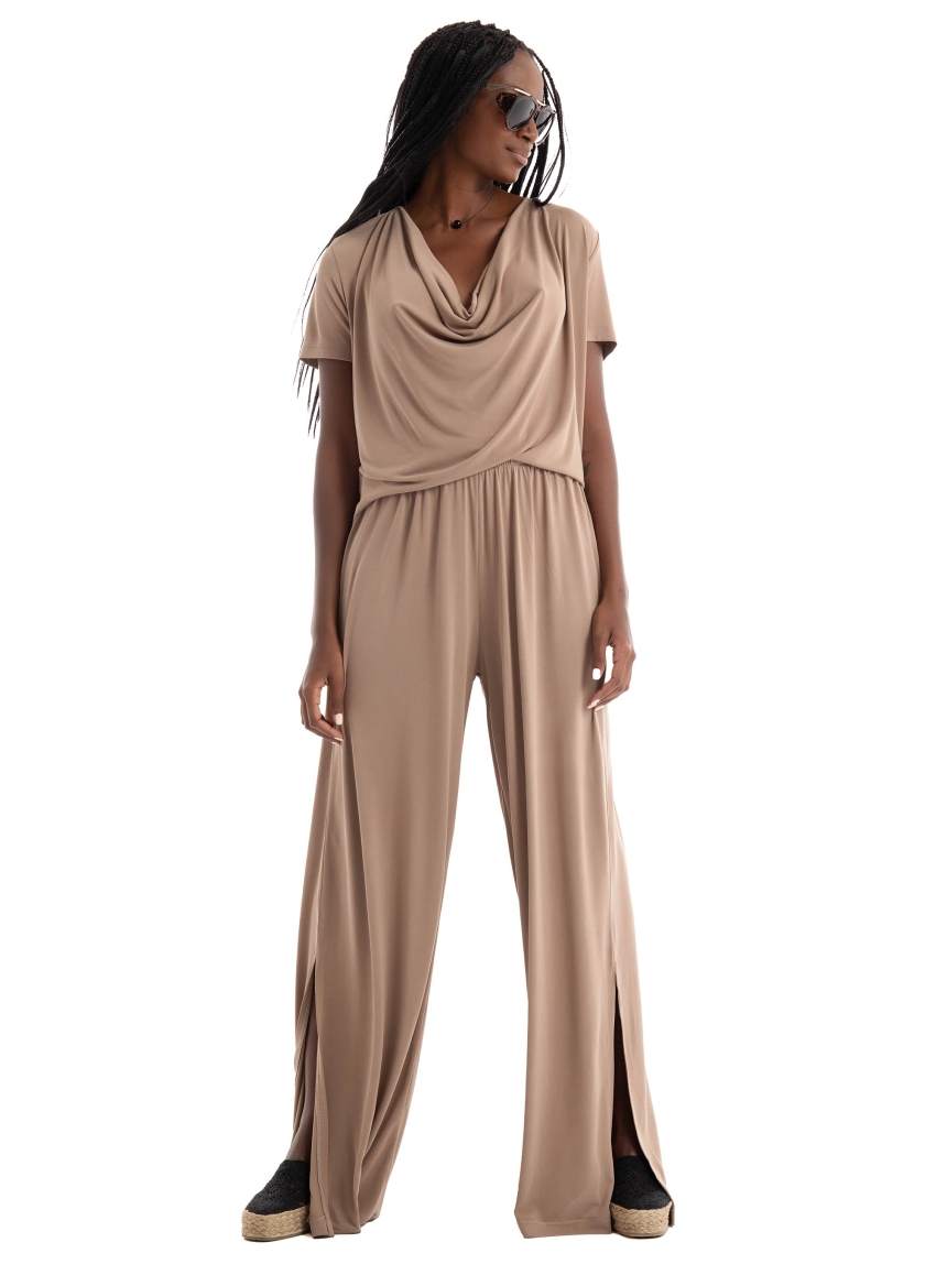 Collectiva Noir Imelda Pants - Taupe