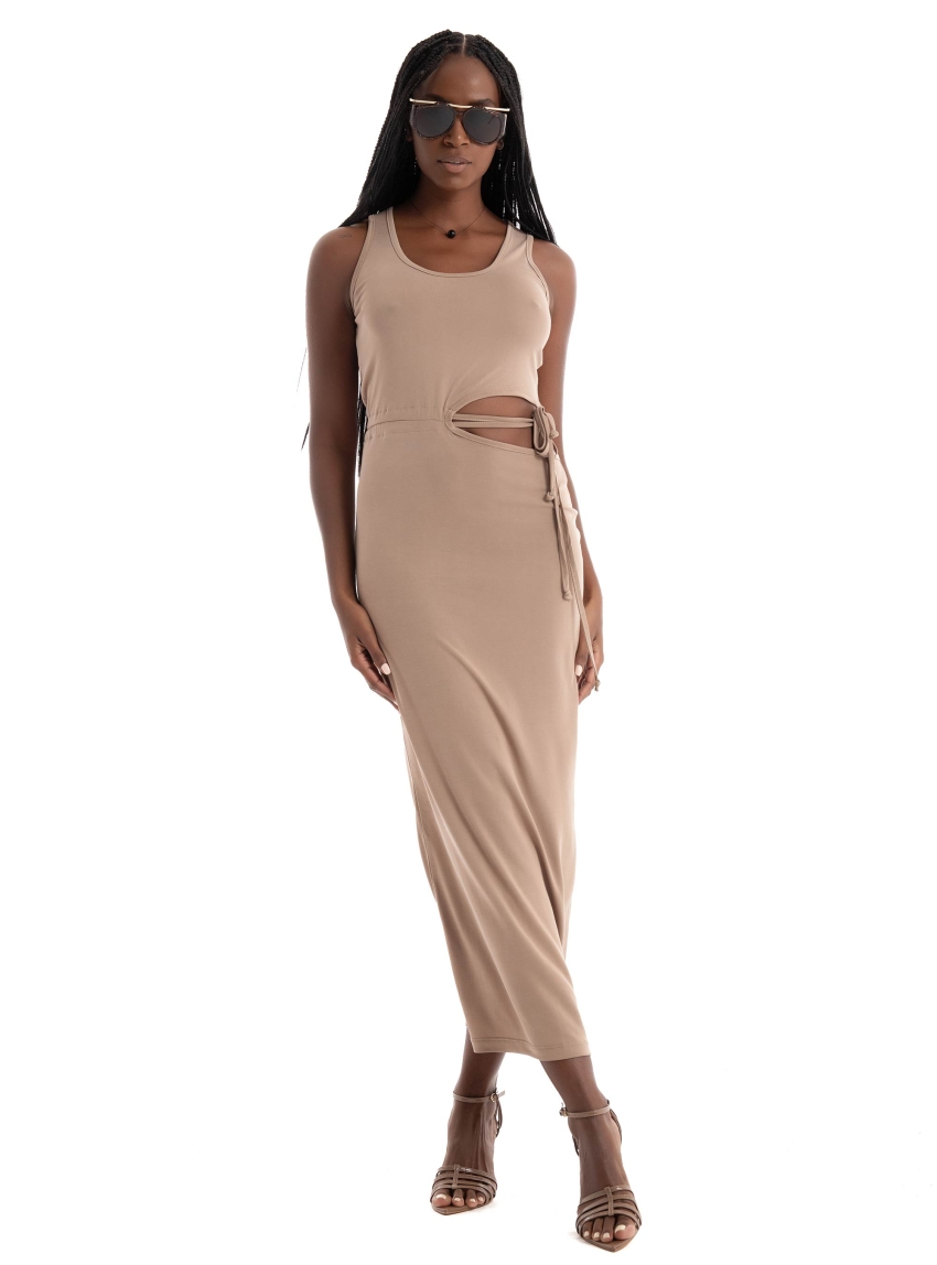 Collectiva Noir Taria Dress - Taupe