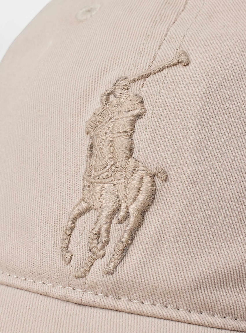 Polo Ralph Lauren Big Pony Twill Ball Cap - Beige