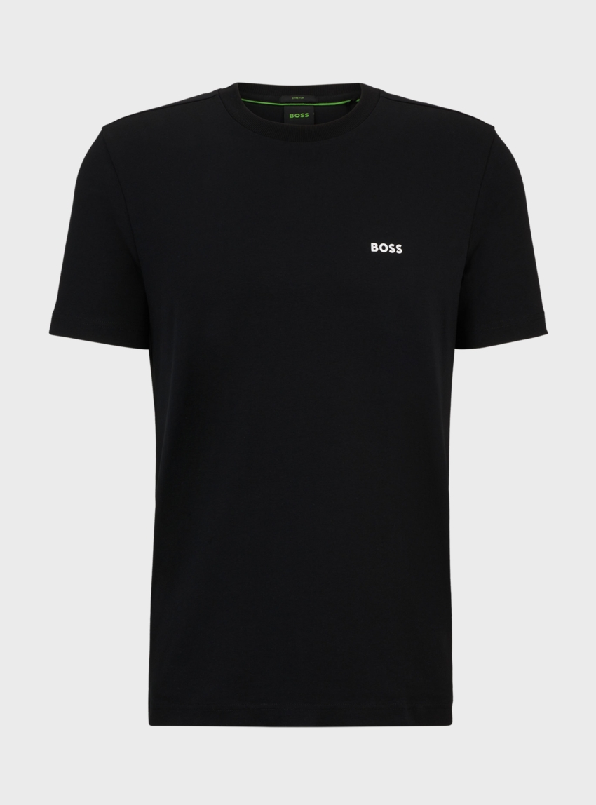 BOSS Regular Fit Logo T-Shirt Tee - Black