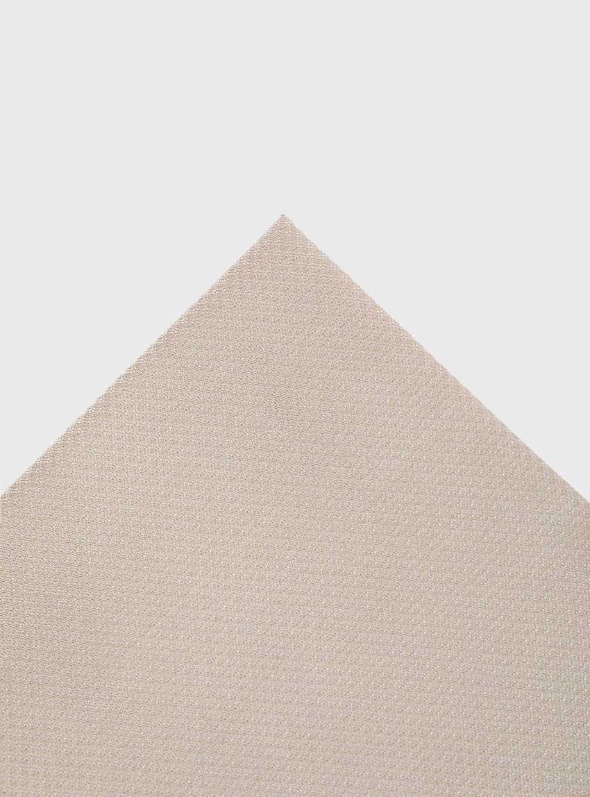 BOSS Silk-Blend Pocket Square H-POCKET SQ-222 - Light Beige