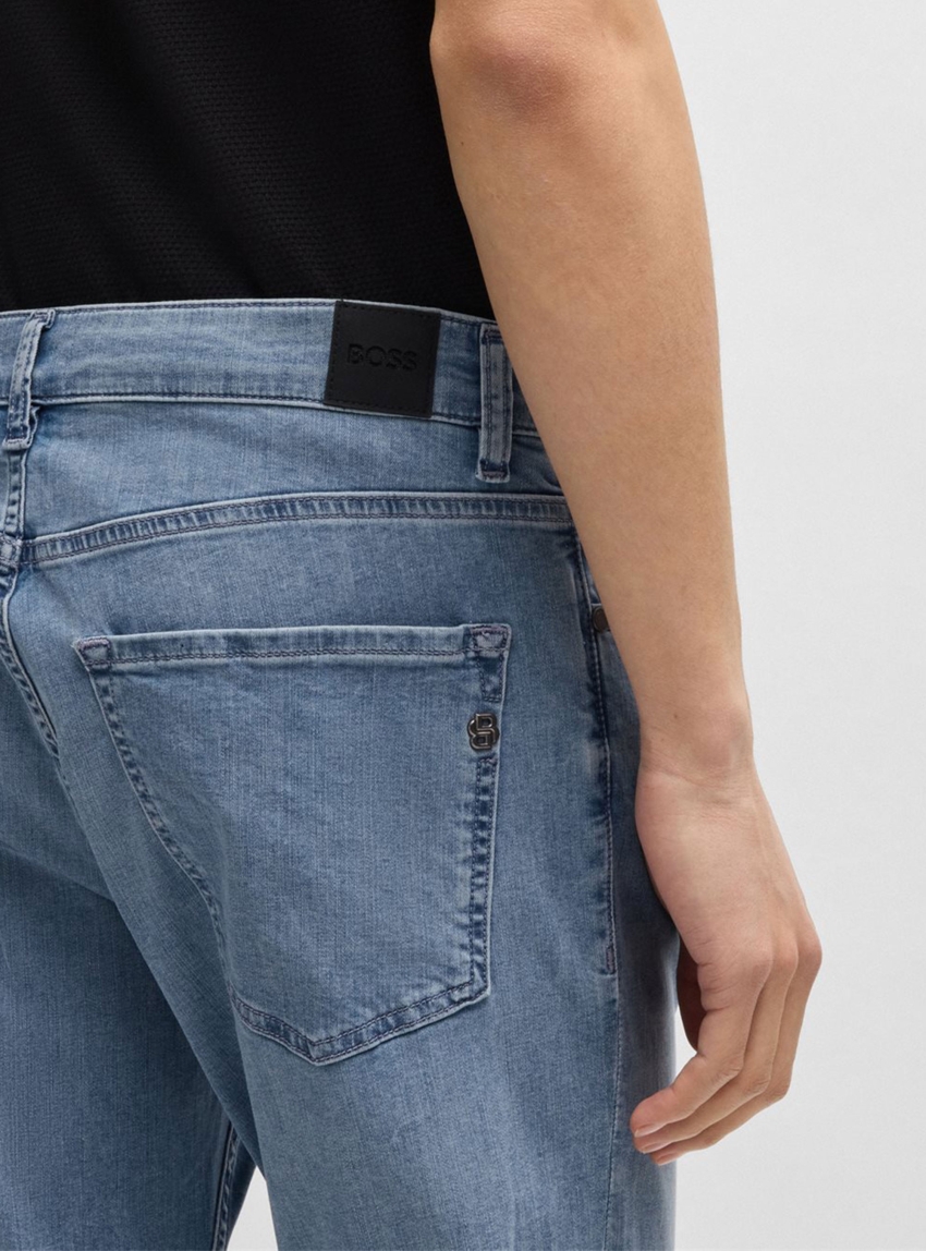 BOSS Regular-Fit Jeans P-Re.Maine - Medium Aged Denim