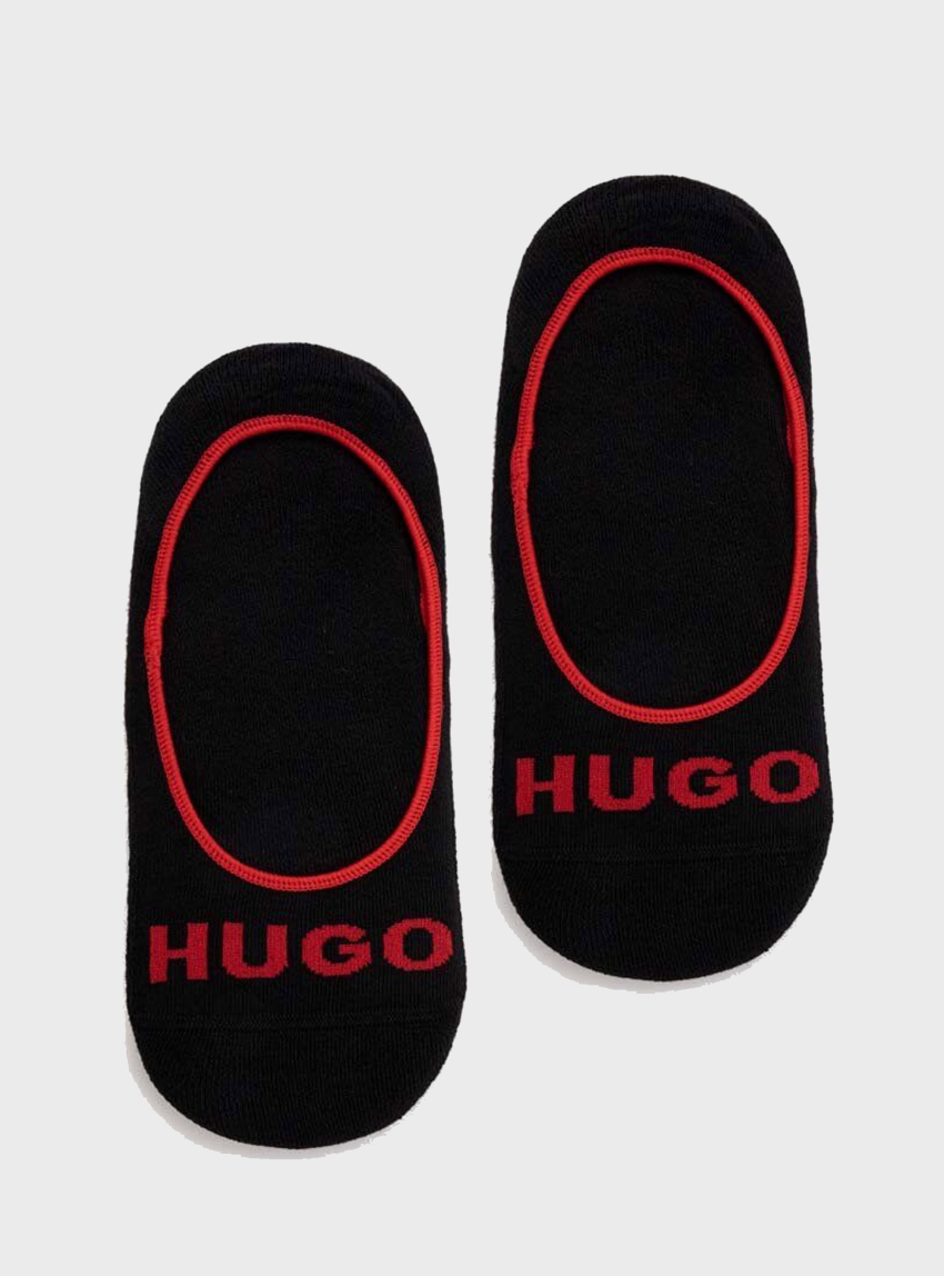 HUGO Three Pack Socks 3P SL PLUSH LOGO CC - Black
