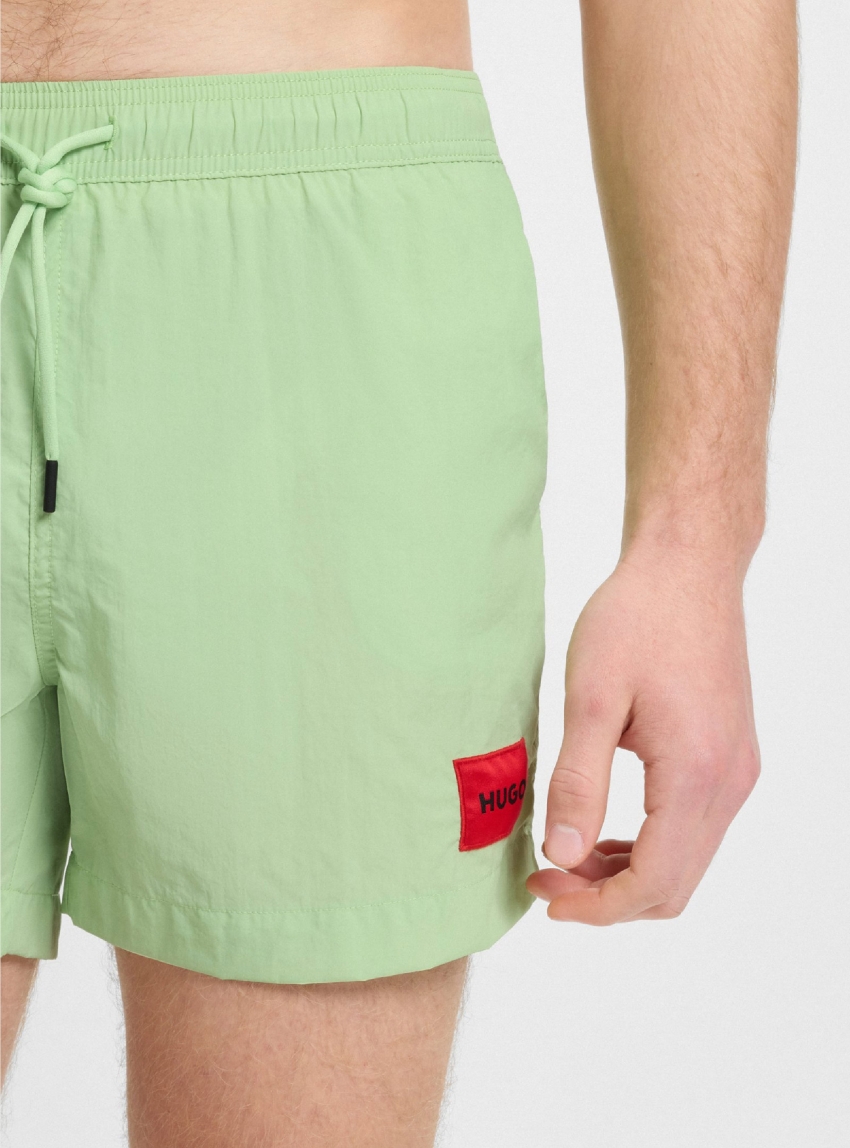 HUGO Quick-Dry Swim Shorts DOMINICA - Light Green