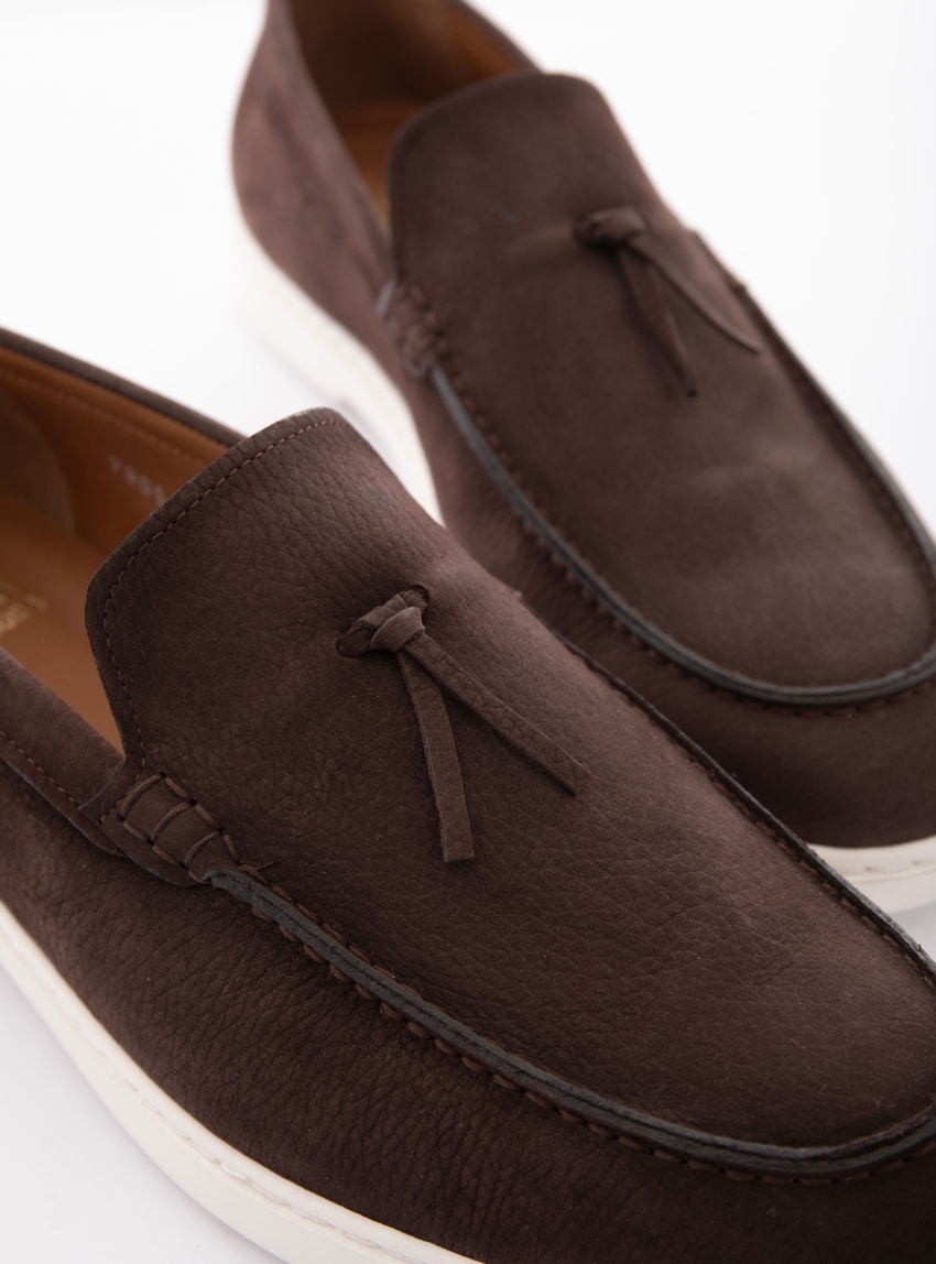 Per La Moda Penny Loafers - Brown