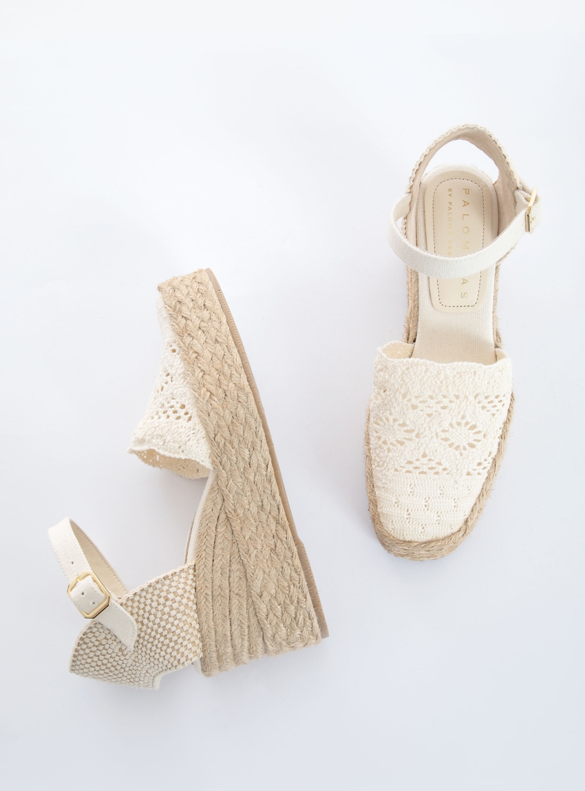 Palomitas by Paloma Barceló Sandrine Espadrilles - Ivory