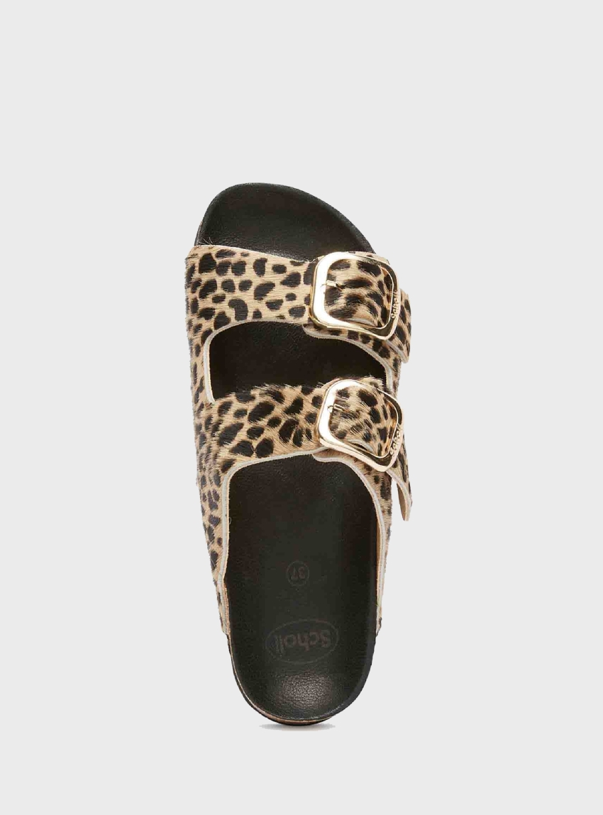 Noelle Sandals - Leopard Print