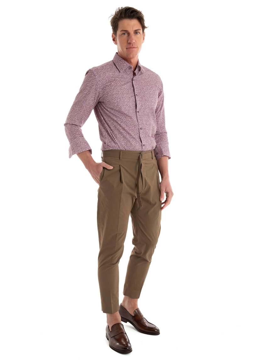 Be Able Andy Regular Fit Trousers - Rust Brown