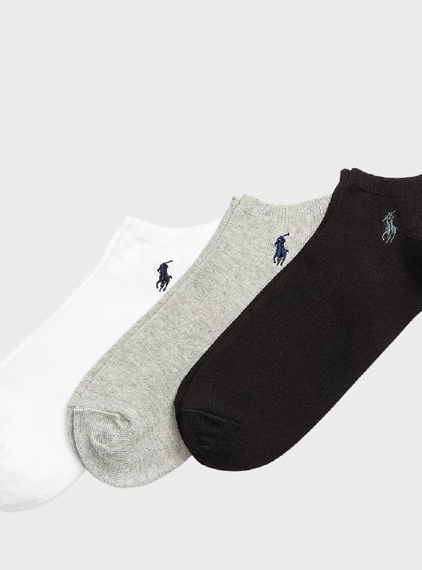 Polo Ralph Lauren Low-Cut-Sock 3-Pack - Multi Colors