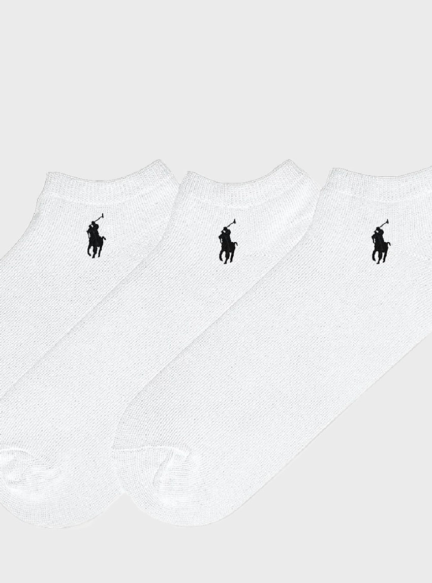Polo Ralph Lauren Low-Cut-Sock 3-Pack - White