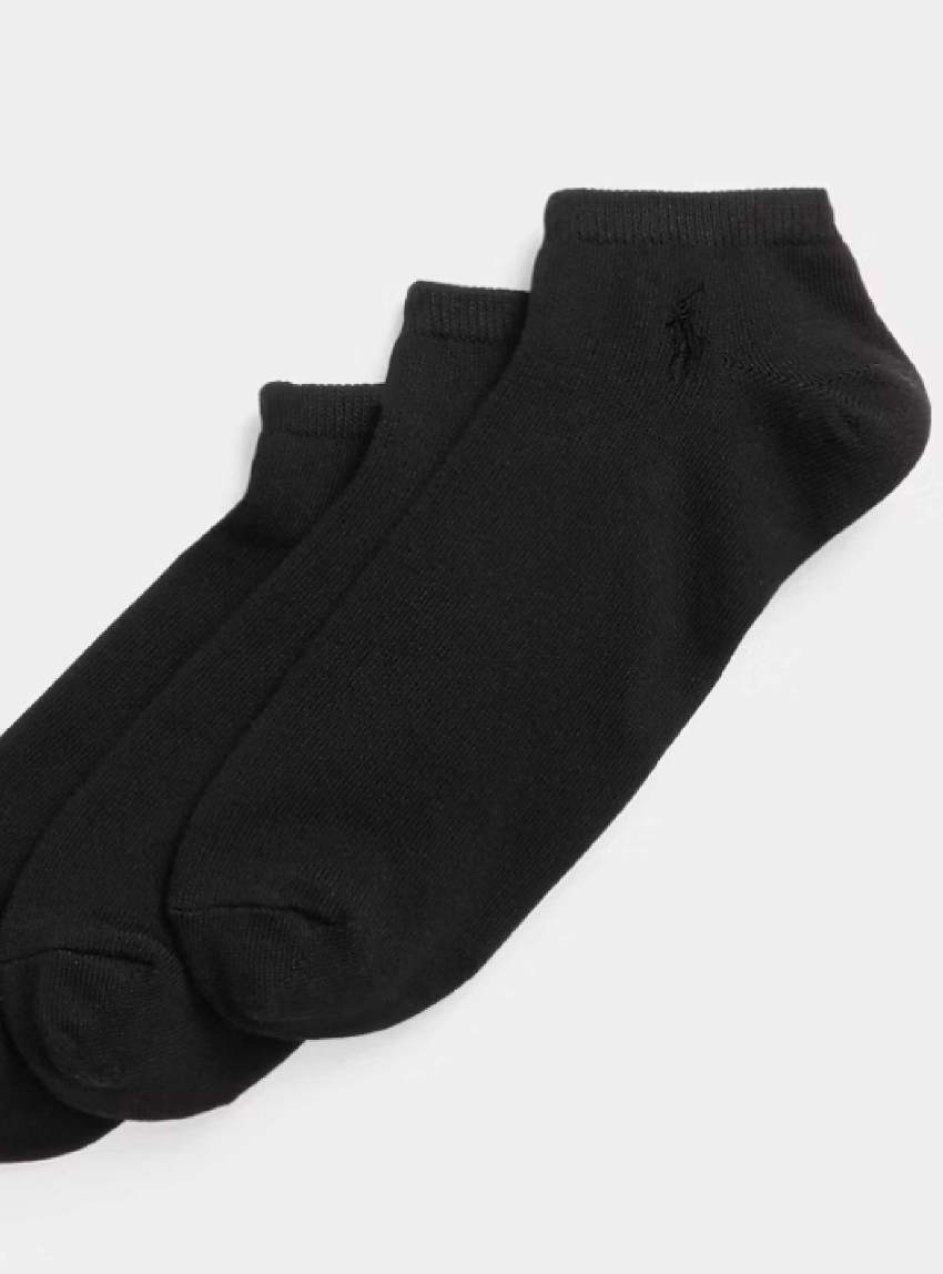 Polo Ralph Lauren Low-Cut-Sock 3-Pack - Black