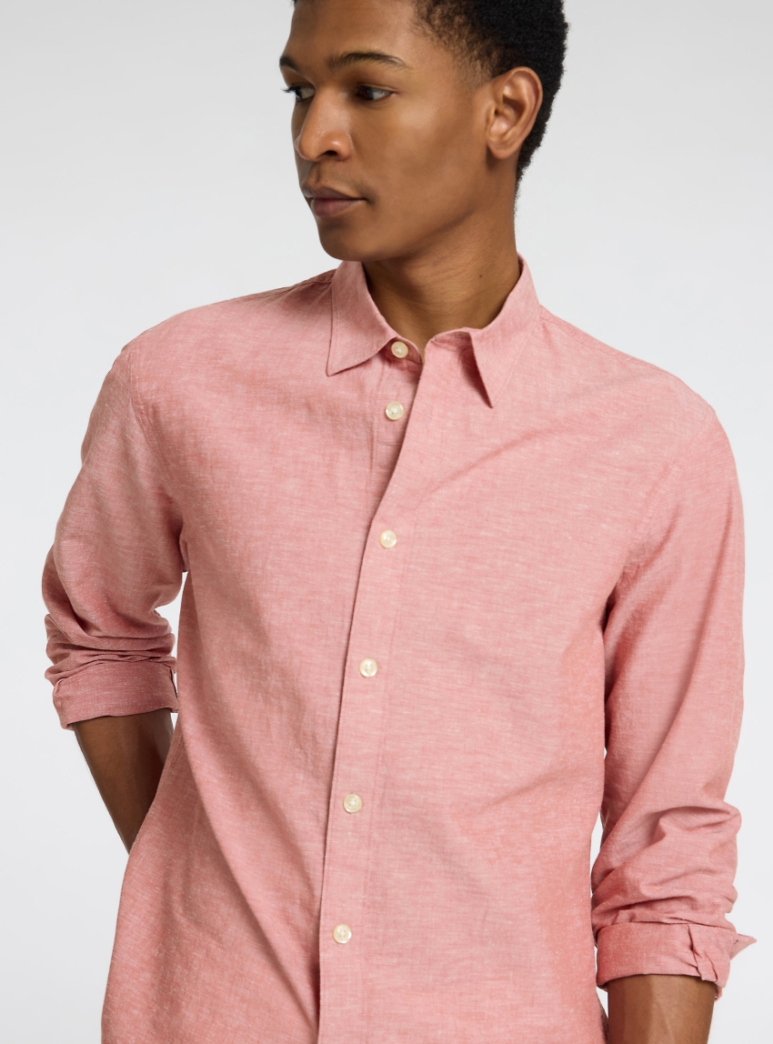 Selected Slim-Sun Shirt - Pink