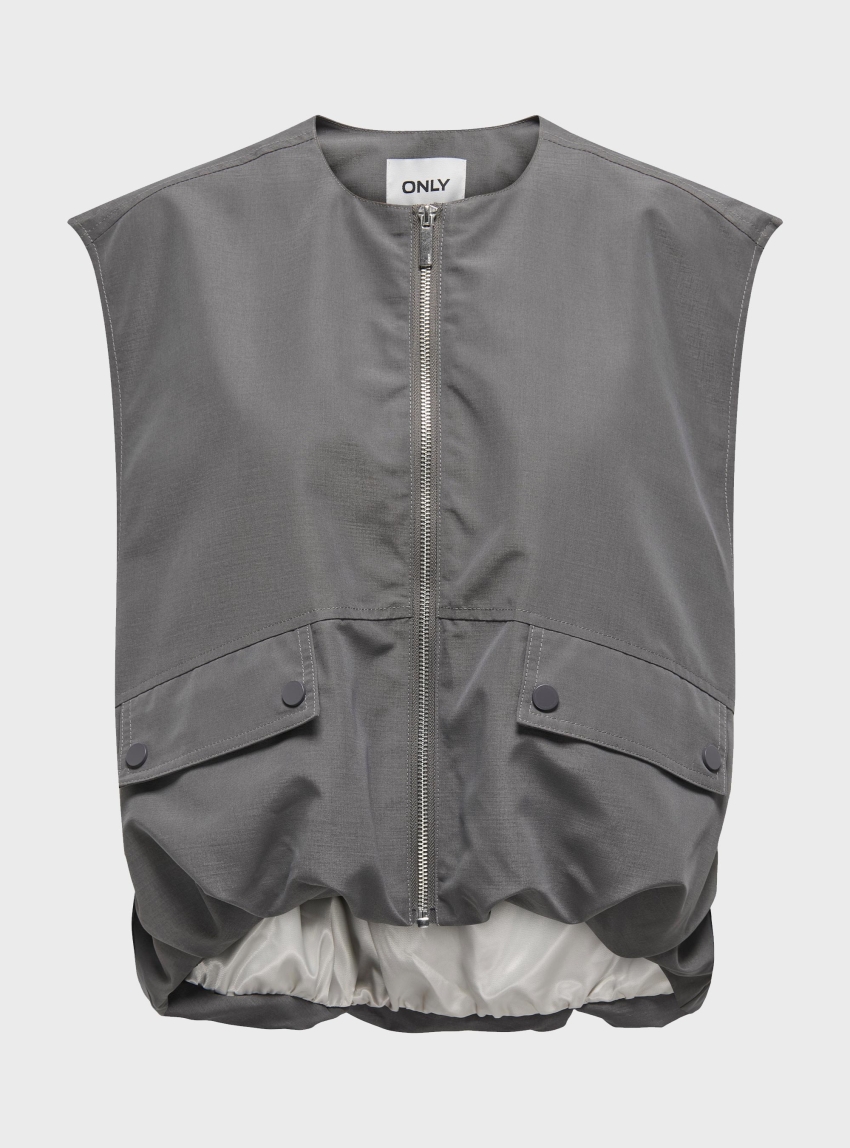 Only Mary Waistcoat - Grey