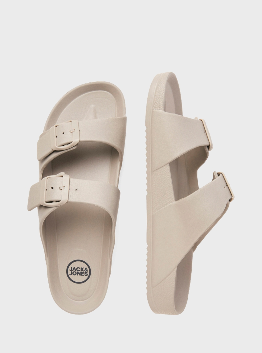Jack & Jones Croxton Moulded Sandals - Beige