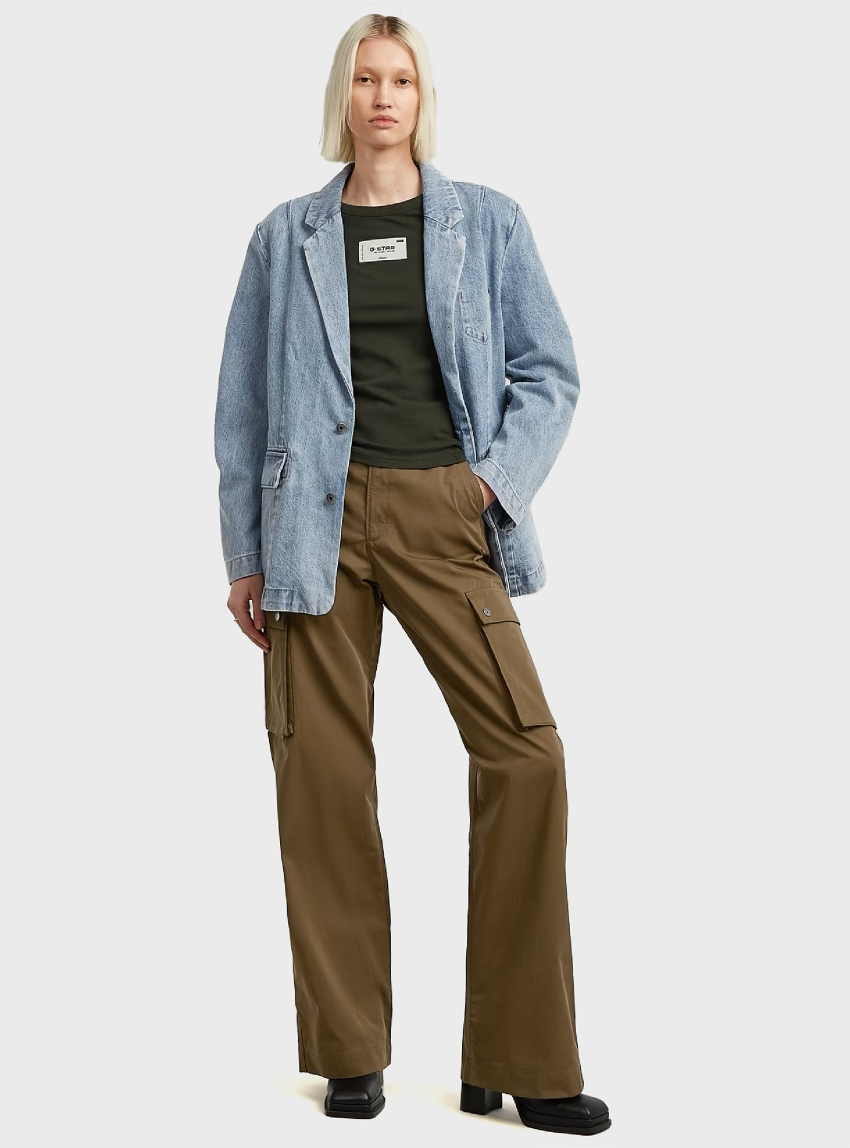 G-Star Oversized Blazer - Light Aged Denim